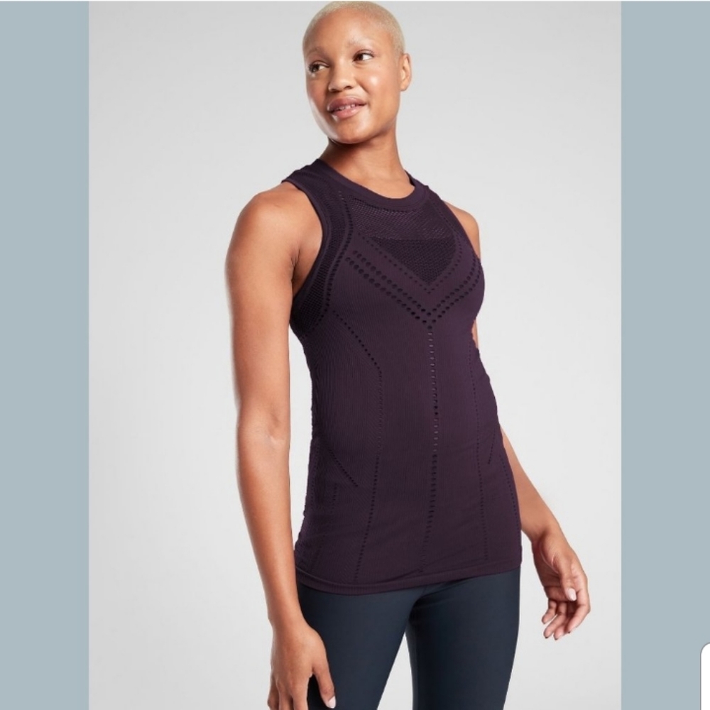 Athleta Cut Out Oxygen Tank Black XS